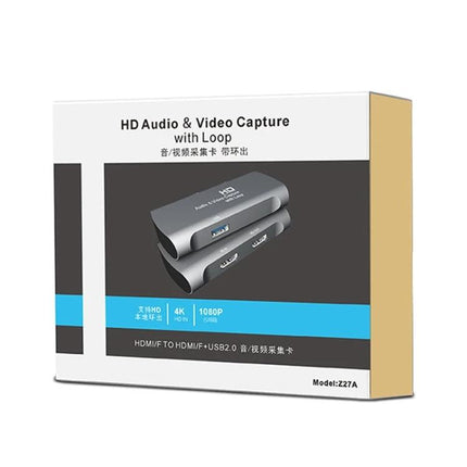 Portable HDMI Video and Audio Capture Device for Everyday Use aluminum alloy HD capture box for streaming and recording