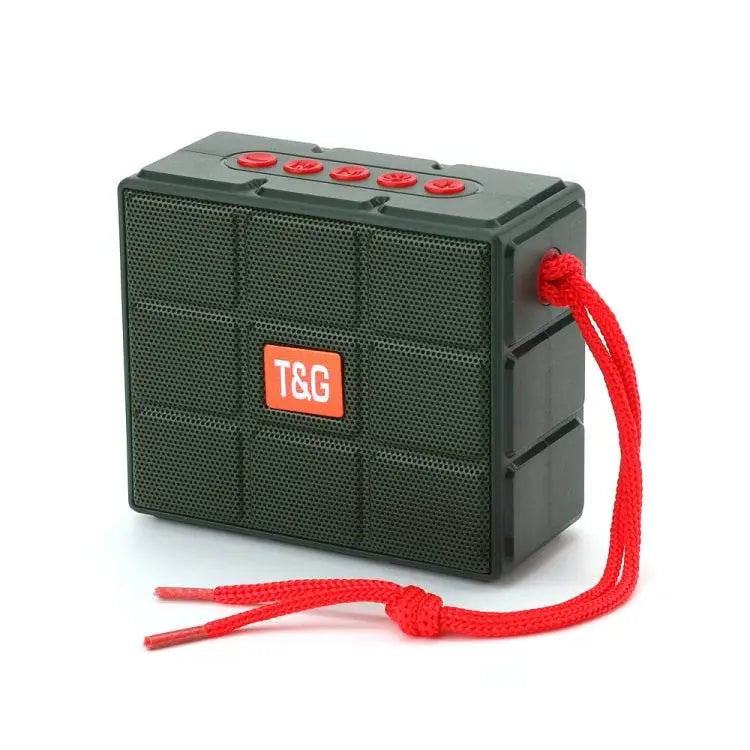 T&G TG311 LED Flashlight Portable Bluetooth Speaker with TF Card FM AUX U Disk for Outdoor Fun