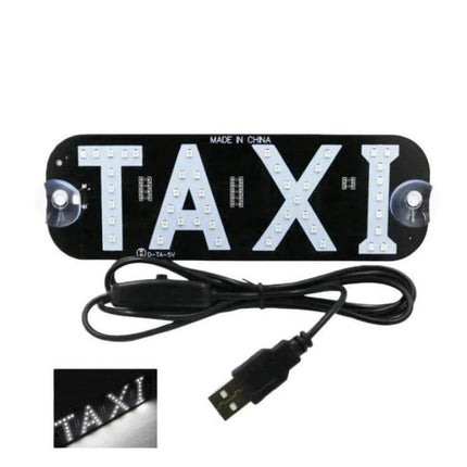 Taxi Indicator Light For Vehicles Roof Lamp With USB Port - compact 3W SMT LED taxi roof lamp with USB cable, on/off switch, suction mounts