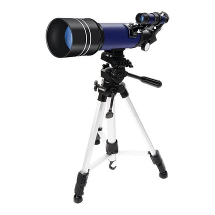 Telescope 70mm For Everyday Stargazing For Beginners compact blue beginner telescope on tripod for backyard and classroom use