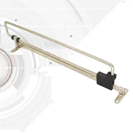 Telescopic Rail Pull Out Wardrobe Clothes Hanger 25cm metal pull-out rail with plastic guide and rust-prevention finish for small wardrobes