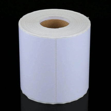 Thermal Label Paper 100x100mm, 500 Labels For Office And Retail - roll of direct-thermal square labels for price tags, inventory and shelf labeling