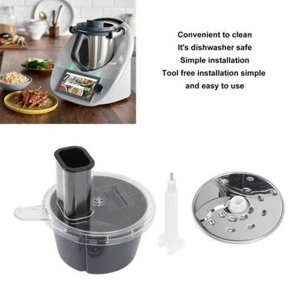 Thermomix Cutter Kit Replacement Container Set For Daily Use – replacement container, top cover, push rod and cutting disc for TM5 TM6, dishwasher-safe, durable materials