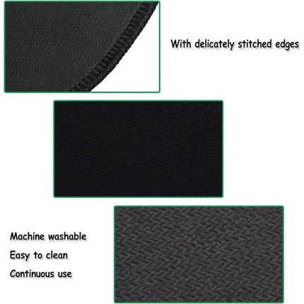 Thermomix Sliding Pad Anti Fouling Pad For TM5 TM6 TM21 TM31 black non-slip stitched washable countertop protector