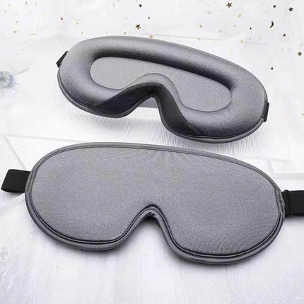 Three-Dimensional Breathable Sleep Eye Mask for Light Blocking, Black soft rebound memory foam eye mask blocks light for naps and flights