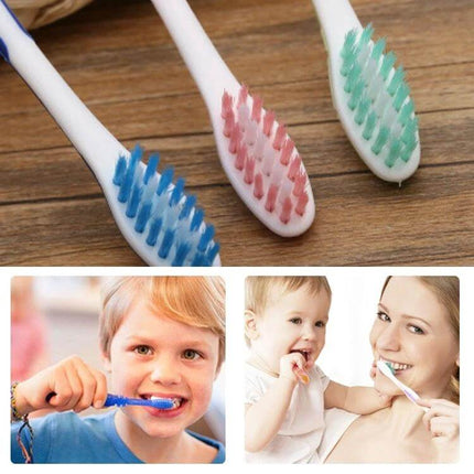 Three-Pack Cartoon Toothbrushes For Kids Daily Brushing - three soft nylon bristle 15 cm ergonomic anti-skid toothbrushes with cartoon smile for kids