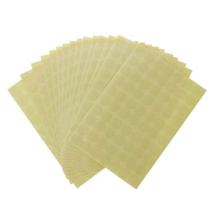 Transparent 40mm Round Self-Adhesive Sealing Stickers For Crafts - clear round 40mm PVC/PET sealing labels on sheet for envelopes and scrapbooks