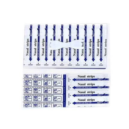 Transparent Nasal Strips Pack 30 Count for Better Sleep - clear breathable 30-strip pack for opening nasal passages, 66x19mm strips for congestion relief