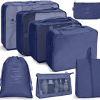8 In 1 Cosmetic Bag / Navy Blue