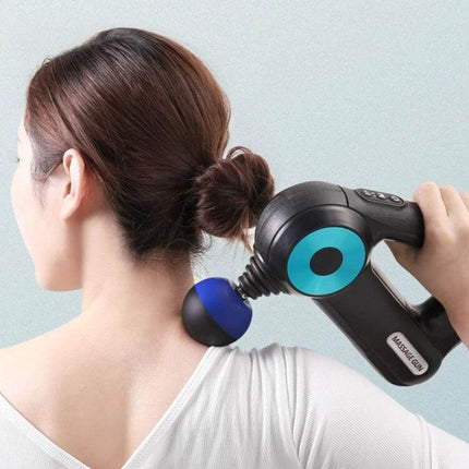 Triangle Fascia Massager For Home Use And Recovery targeting neck and shoulder fascia relief with dense needle head for post-exercise recovery