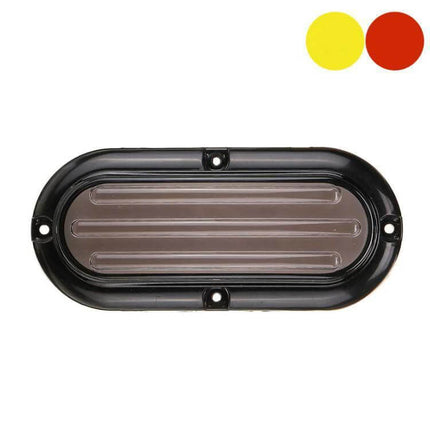 Truck Trailer Taillights 74 LED For Trucks And Trailers black oval 74-LED multi-signal taillight IP67 10–30V replacement light