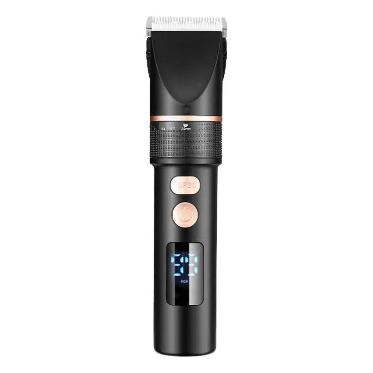 Turbo Men Electric Hair Trimmer LCD Digital Display Clipper