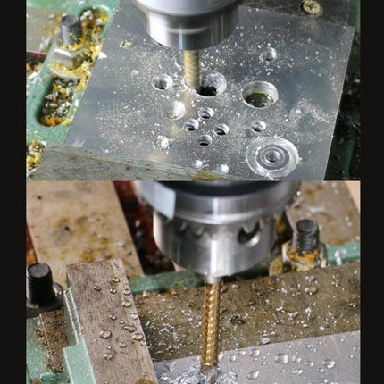 Twist Drill Bits High Speed Steel 6 Piece Set For Wood And Plastics - HSS titanium coated bits 3,4,5,6,6.5,8mm drilling wood and plastic
