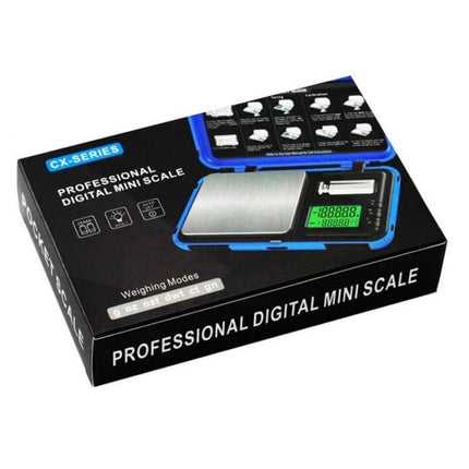 Two-Color Portable Pocket Scale With Backlit Display For Kitchen Use - compact professional digital mini scale with green backlit screen