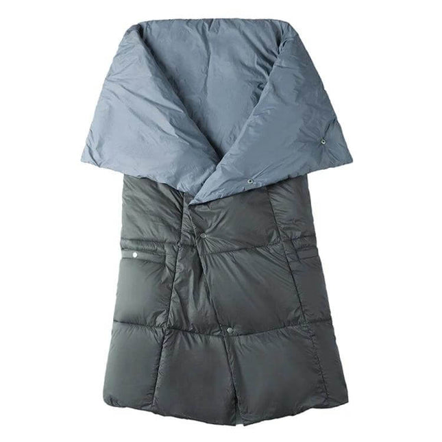 USB Electric Heating Shawl For Outdoor Winter Comfort - USB-powered shawl with 3 heat settings, quick 1-minute warm-up, ideal for camping and commuting