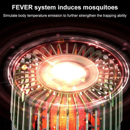 USB Photocatalyst Mosquito Killer Two-In-One For Indoor Use showing FEVER system heat emitter and trapping chamber interior