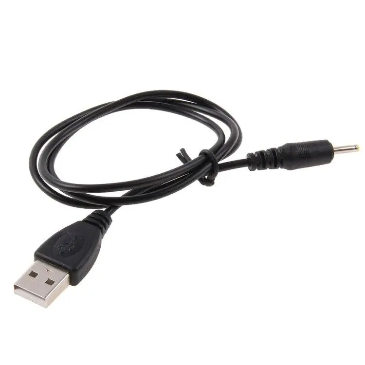 USB To 2.5mm DC Charging Cable, 65cm For Small Devices