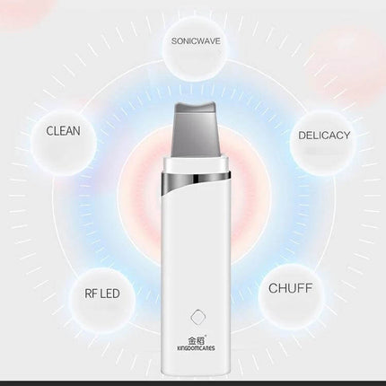 Ultrasonic Blackhead Remover Pore Cleaner For Facial Care compact white ultrasonic pore cleaner device for gentle deep facial cleansing