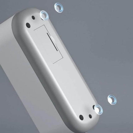 Ultrasonic Cleaner for Jewelry and Glasses, Rechargeable handheld unit shown with cavitation bubbles and compact rechargeable design
