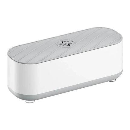 Ultrasonic Cleaner for Jewelry and Glasses, Rechargeable compact white device for 360-degree jewelry and glasses cleaning