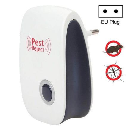 Ultrasonic Electronic Cockroach Mosquito Pest Reject Repeller US Plug compact non-toxic ultrasonic pest deterrent for homes up to 80 m²