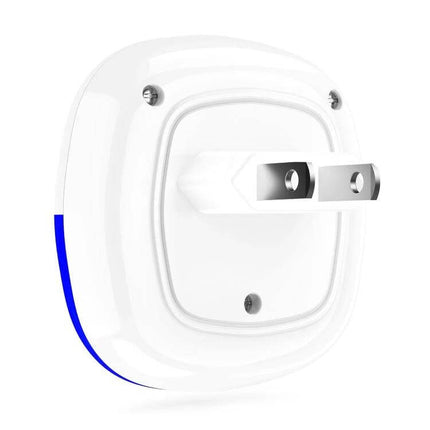 Ultrasonic Insect Repellent Mosquito Killer US Plug white compact ABS US plug ultrasonic pest repeller for rooms up to 100 sqm