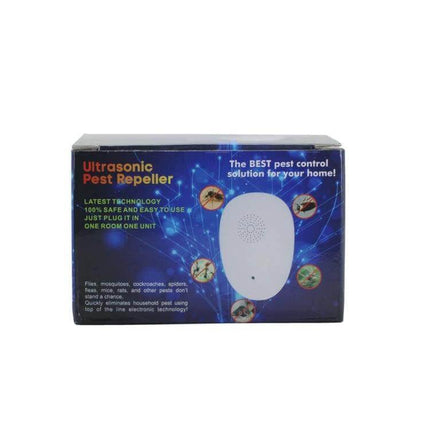 Ultrasonic Mosquito Repeller Plug In For Home And Office Use - white plug-in ultrasonic pest repeller for chemical-free mosquito and fly deterrence