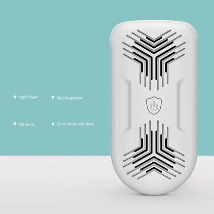 Ultrasonic Mouse And Mosquito Repeller For Home With US EU UK Plugs white dual-speaker plug-in pest repeller for living rooms up to 200 m²