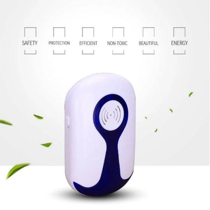 Ultrasonic Pest Repeller For Home Use US Plug Mosquitoes - white compact ultrasonic device for indoor pest control
