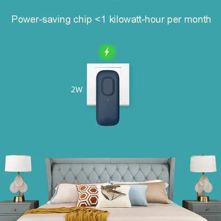 Ultrasonic Pest Repeller For Mosquitoes And Mites US UK EU Plug wall-mounted bedside energy-saving 2W in bedroom, chemical-free quiet protection