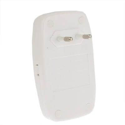 Ultrasonic Pest Repeller With Two-Stage Adjustable Settings, White EU Plug - white EU plug pest repeller for 50–80 m² rooms, two-stage adjustable
