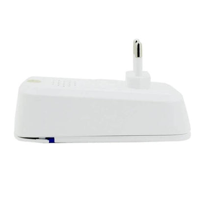 Ultrasonic Pest Repeller With Light for Home Use, 110-220V white plug-in unit shown side view