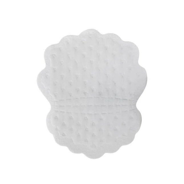 Underarm Sweat Absorbing Stickers Invisible For All Day Comfort - white scalloped disposable sweat pad, thin invisible underarm absorber