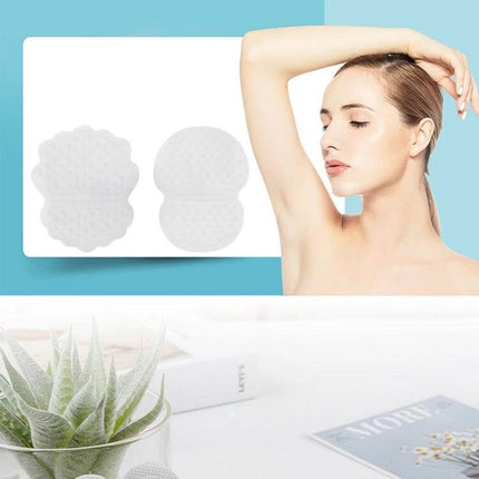Underarm Sweat Absorbing Stickers Invisible For All Day Comfort - discreet white underarm pads, breathable non-woven three-layer absorption