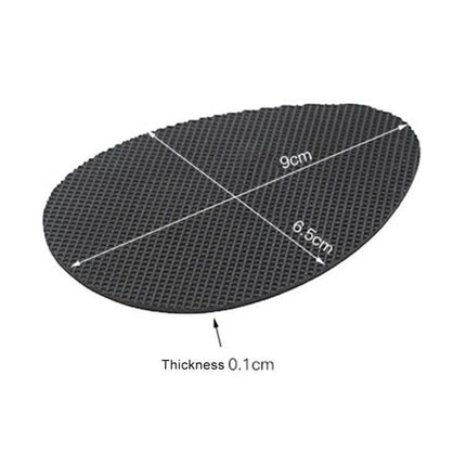 Unisex Anti-Slip Sole Protector Pads For Shoes Self-Adhesive rubber oval protector pad 9cm x 6.5cm thickness 0.1cm non-slip insert