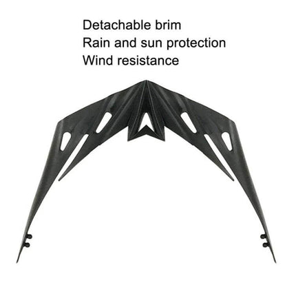 Unisex Cycling Helmet Yellow Black Everyday Riding detachable brim for rain and sun protection, wind-resistant accessory