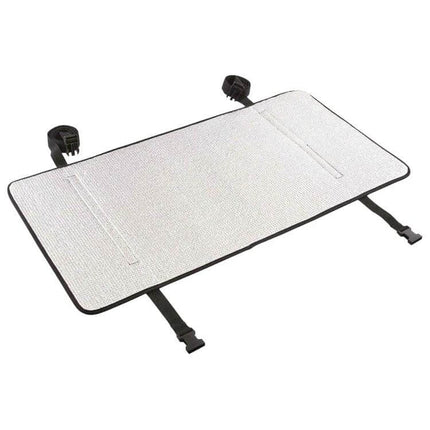 Universal Air Conditioner Cover 80 x 40 cm Rainproof silver aluminum foil sunscreen fabric with PP buckles for compact window units