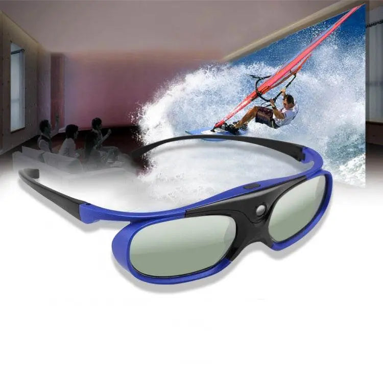 Universal Battery DLP Active Shutter 3D Glasses 96-144Hz