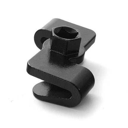 Universal Hex Wrench Extender Adapter for Half-Inch or 21mm Hex Drivers heavy-duty black steel extender for wrenches and power bars