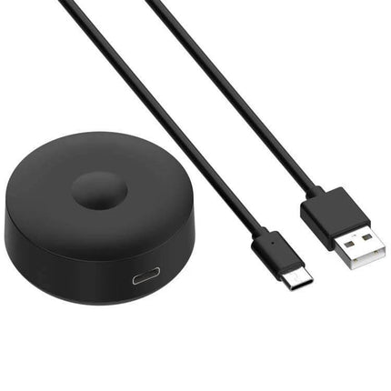 USB-C Oral-B iO Toothbrush Charging Cable, 1m Length - black magnetic charging cable with USB-C to USB-A for Oral-B iO, compact travel-friendly 1m