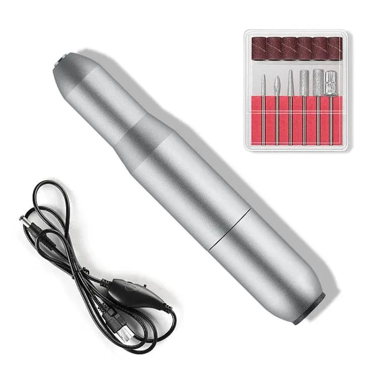 Usb Nail Polisher Portable Pen Type Electric Exfoliating Polisher 