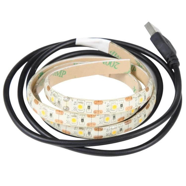 Usb Smd Led Rope Light 50cm For Indoor Outdoor Decor - 50cm warm white USB SMD-2835 strip with adhesive backing and USB cable
