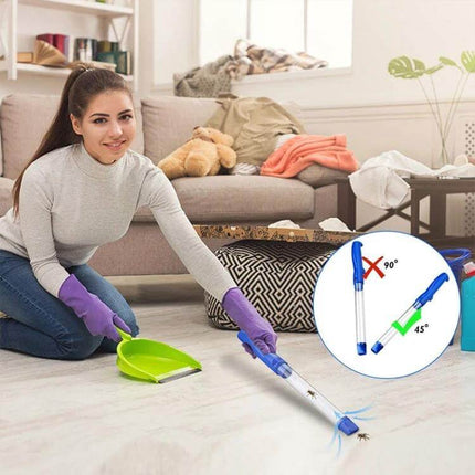 USB Charging Insect Catcher With LED Light For Home Use Blue - indoor non-chemical trap capturing small flying insects with LED for kitchens and living rooms