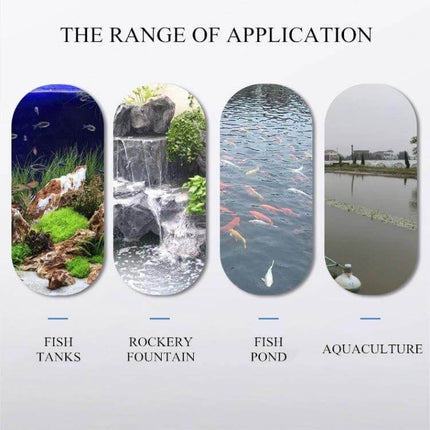 UV Fish Tank Lamp For Algae Disinfection US Plug Home Use - application examples: fish tanks, rockery fountain, fish pond, aquaculture