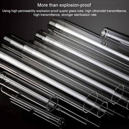 UV Fish Tank Lamp For Algae Disinfection US Plug Home Use - high-transmittance quartz glass tube for 9W inline aquarium UV-C sterilizer
