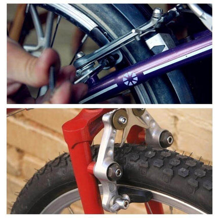 V-Brake Bicycle Brake Shoes 70mm Length Everyday Riding replacement pads mounted on front V-brake for city commuting and everyday riding
