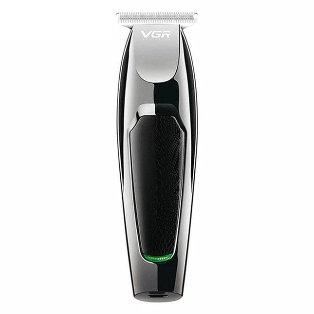 VGR Hair Clipper With 5 Guide Combs For Home Grooming - compact USB rechargeable trimmer with washable cutter head, lightweight travel-friendly design