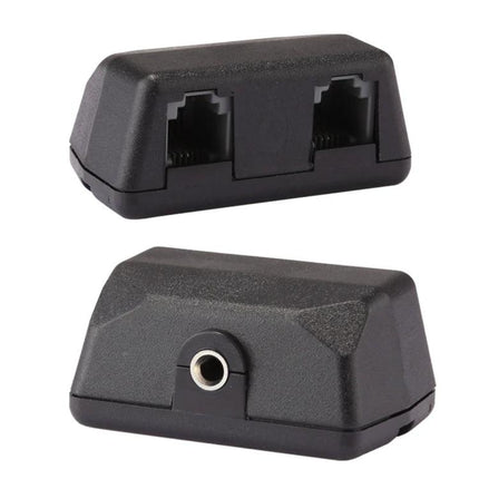 Compact Voice Recorder for Daily Notes and Meetings - black compact recorder with dual ports and 3.5mm jack for lectures and meetings