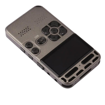 Pocket-Sized Voice Recorder for Everyday Note-Taking and Meetings shown angled with buttons and display