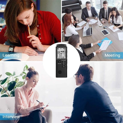 Essential Voice Recorder for Daily Meetings and Notes - compact digital recorder for meetings, learning, and interviews
